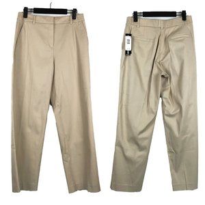NWT Briggs New York Khaki Straight Leg Chino Pants 8 Short